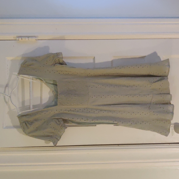 Lulu's Rapunzel Sage Green Mini Dress - Picture 2 of 4